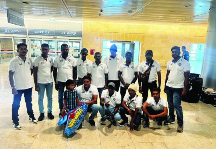 Our workers arriving in Israel